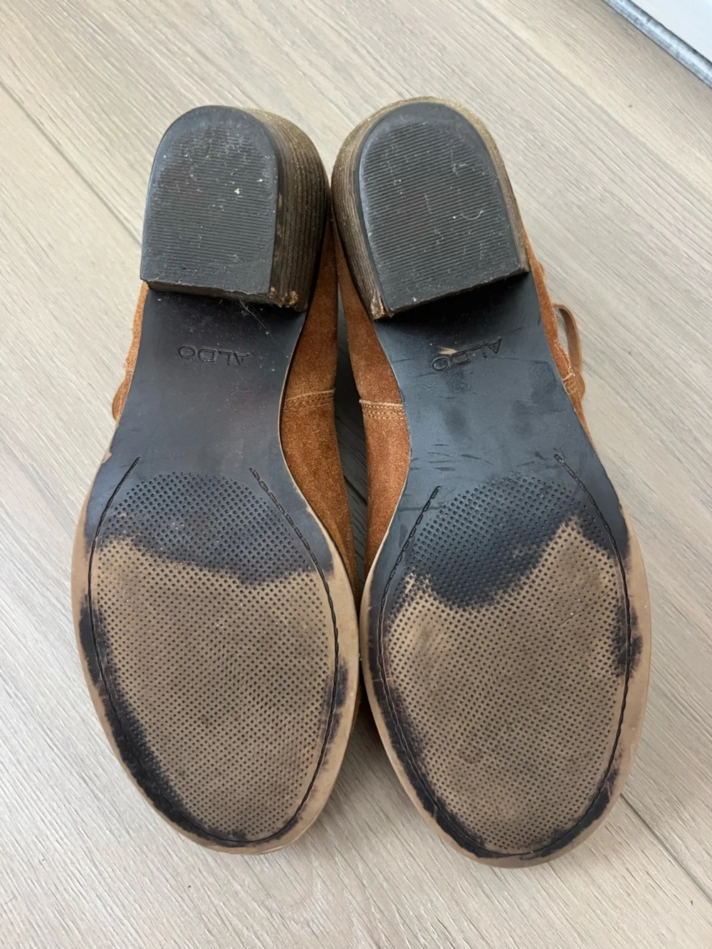 Aldo Suede Ankle Boots - Brown